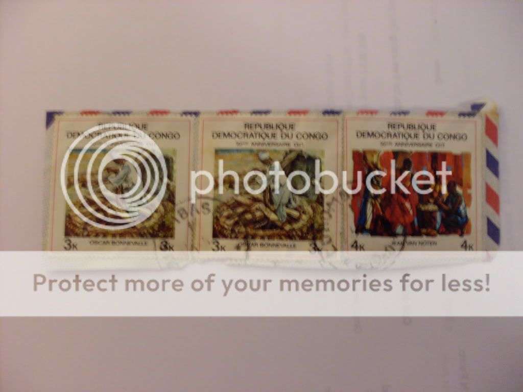 2 x 3K & 1 4K  50 yr Anniveraire Stamps