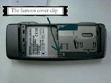 NOKIA 9300 MIDDLE HOUSING / MIDDLE COVER