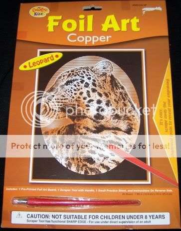 Copper foil art set - Leopard