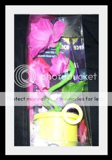 Rock n dance flower- MP3 player connectivity - LED lights - purple