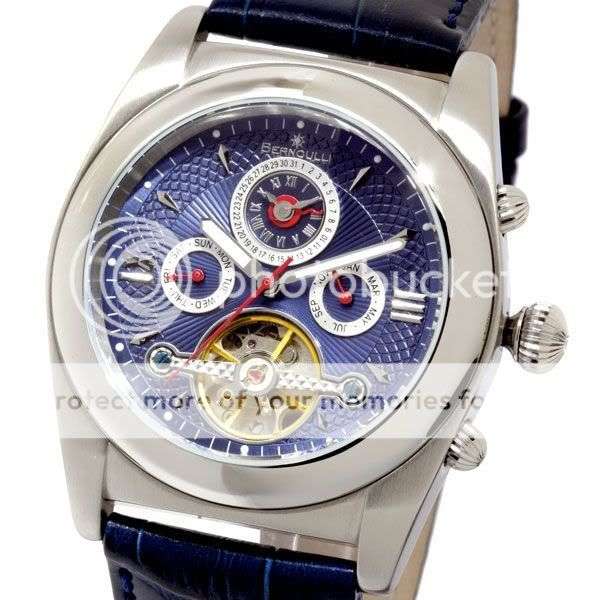 Brand New!!! Gorgeous Bernoulli dual time Men's Automatic watch!