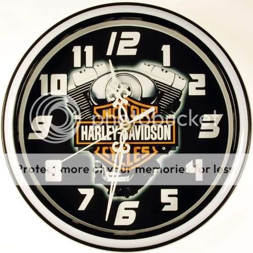 HARLEY DAVIDSON WALL CLOCK