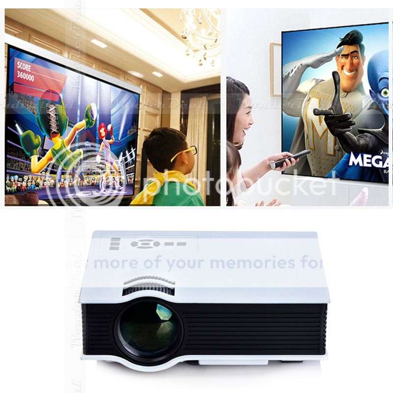 UNIC UC40 Simplified Micro Projector 800 Lumens 800 x 480 Pixels HD Projection Support 1080P