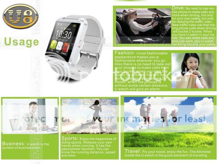 U8 Smart Watch | Black