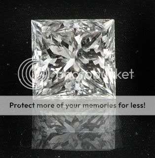 3.80Cts*(2Pcs)* Princess Cut AAAAA 6mm Diamond simulant PAIR - FINEST AFFORDABLE DIAMOND SIMULATE