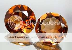 SCREAMING! 4.20cts.Dusky Plum Peach Champagne Colour Topaz Gemstone PAIR!