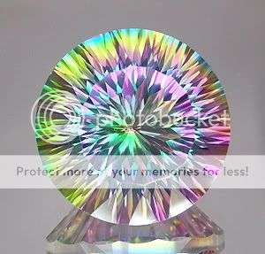 IMPRESSIVE! 12.30ct.AAA Rainbow Colour Round Mystic Topaz. gemstone  - 100% Money back guarantee!!