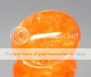 3.95ct.Stunning! Orange Fanta Cabochon Spessartite Garnet Gemstone. 100% natural