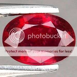 AAA 2.50Cts.Top Blood Red Natural Oval Ruby Gemstone - SHIPPED FROM WITHIN SA!!!