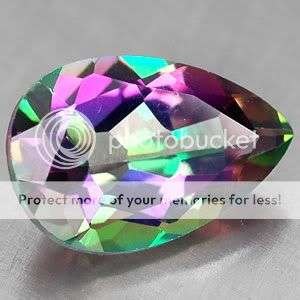 ***7.51Cts. Geniune Pear Cut Rainbow Mystic Topaz. Gemstone from Brazil - SA SHIPPING!