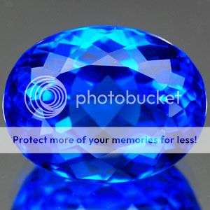 19.10Cts.AAA Top Cornflower Blue Oval Cut Quartz Gemstone - SHIPPED FROM WITHIN SA!