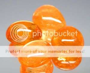 FANTASTIC! 7.95Cts.AAA Orange Cabochon Spessartite Garnet Gemstones Lot! SA SHIPPING!!