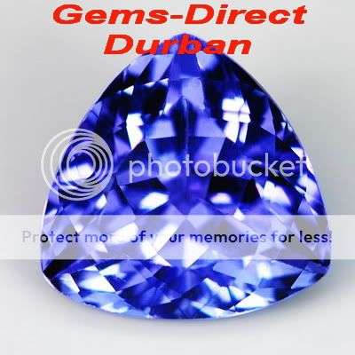 AAA - 1.62CT - TRILLION CUT - VIOLET/BLUE D-BLOCK TANZANITE - SHIPPED FROM WITHIN SA!!