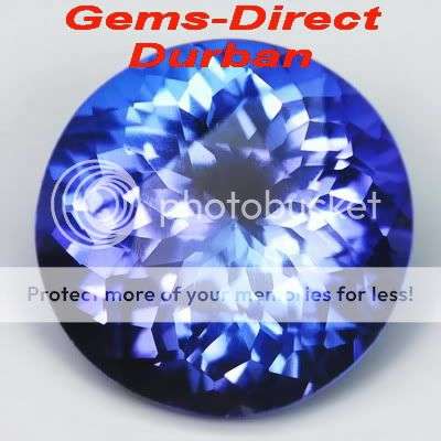 AAA - 1.65CT - ROUND CUT - VIOLET/BLUE D-BLOCK TANZANITE - SHIPPED FROM WITHIN SA!!