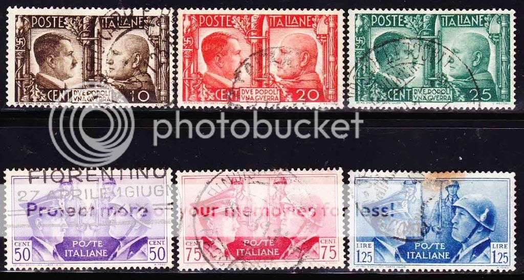 Italy(1941) - Adolf Hitler and Benito Mussolini