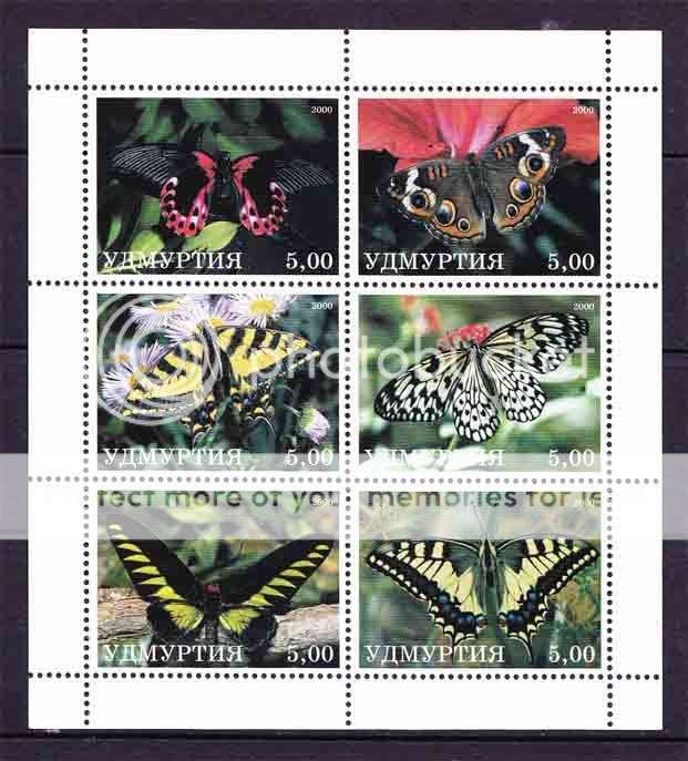 Butterflies - Miniature Sheet