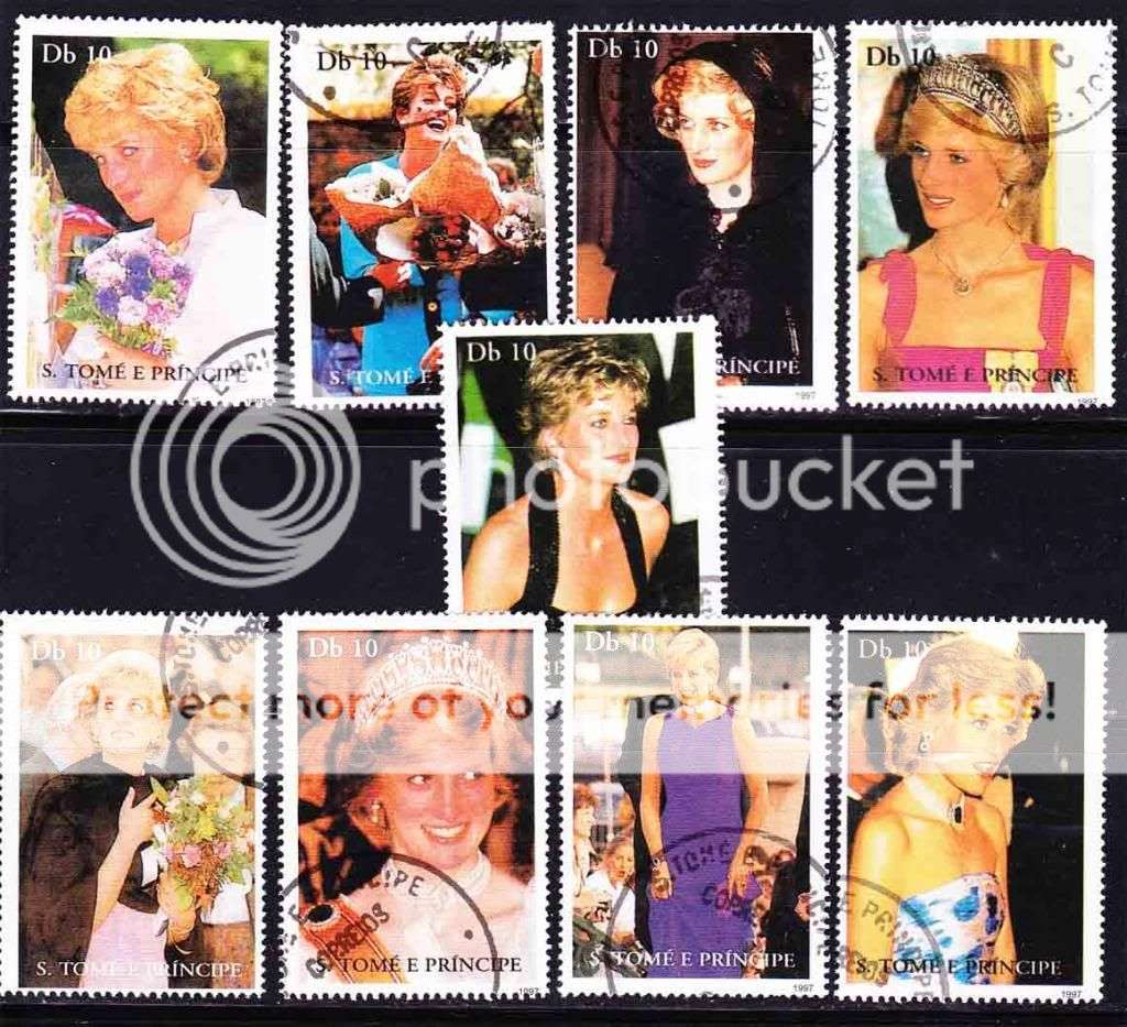 ST. THOMAS AND PRINCE ISLANDS - Princess Diana - Complete Set