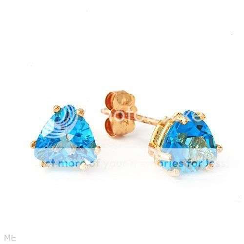 1.70ctw Topaz 0.90g 10K Yellow Gold Earrings