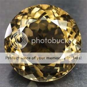 12.38CT./15MM. DAZZLING! NATURAL AAA SMOKY BROWN QUARTZ