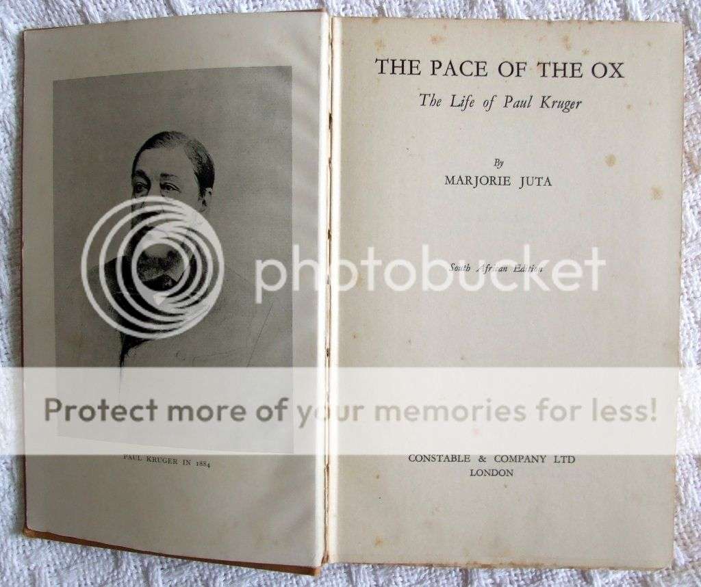 THE PACE OF THE OX by Marjorie Juta, Constable, First edition,