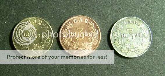 UNC Sammy Marks Tickey replicas (Brass and Copper) + 1898 Fantasy Pattern