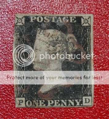 Penny Black - 4 close Margins