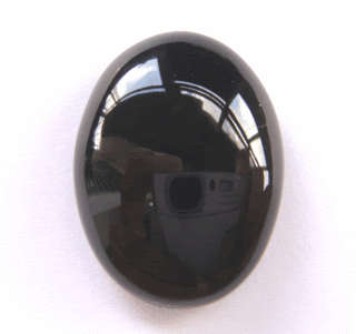 BIG!!!! 14.12ct GORGEOUS AAA Oval Cabochon Black Onyx  Gemstone - EXCELLENT FOR JEWELRY
