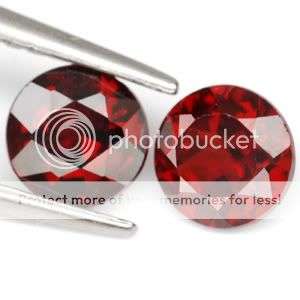 AAA ***2.00 Cts.**(2 Pcs)** Dazzling Natural Rich Red Mozambique Garnet Gemstone Pair