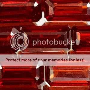 AAA 4.79Ct.*(10pcs) Top Red Octagon Cut Garnet Gemstone LOT - SHIPPED FROM WITHIN SOUTH AFRICA