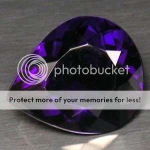 AAA 15.90Cts. Top Pear Cut AAA Purple Amethyst Gemstone - Exact Photos Of Gemstone!