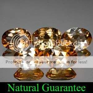 AAA 6.78Cts**(5 Pcs)** Twinkling Natural Imperial Topaz Oval LOT - MUST BE SEEN!