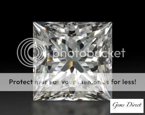 8.40Cts*(AAAAA)* Princess Cut Flawless 10mm Diamond simulate  - FINEST AFFORDABLE DIAMOND SIMULATE