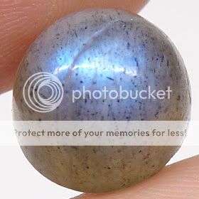 7.35 Ct. RARE!!! Round Cabochon Blue Flashing Labradorite Gemstone - SEE ALL MY NEW ITEMS