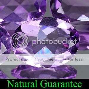 AAA 4.76Cts (5 Pcs) Oval Cut Natural Purple Amethyst Gemstone Lot - Winner Receives all 5 Pcs