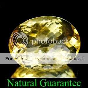 9.50ct Beautiful Natural Oval Checkerboard Cut Citrine