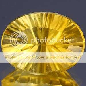 AAA Concave Cut 6.97Cts. 100% Natural Yellow Brazilian Fluorite Gemstone - See All My Mew Items