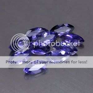 FLAWLESS! 2.07Cts.** 10Pcs** Natural Violet Blue Marquise Cut Iolite- A MUST HAVE