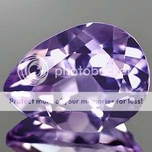 Flawless! 8.17Cts. Pear Cut Top Purple Amethyst Gemstone - Exact Photos Of Gemstone!