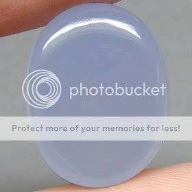 11.85 Ct. Graceful! Oval Cabochon Blue Africa Chalcedony Gemstone - SEE ALL MY NEW ITEMS