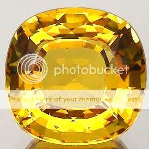 AWESOME 20.28ct Yellow Cushion Cut  BRAZILIAN CITRINE