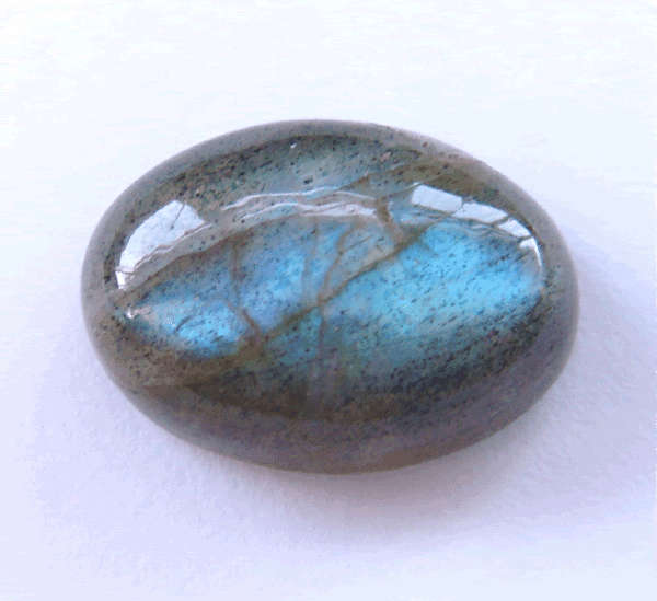 AAA 6.31Ct. SHIMMERING 100% Natural Oval Labradorite Cabochon Gemstone - EXCELLENT FOR JEWELRY