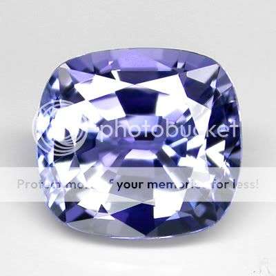 1.36 Ct Cushion Cut Tanzanite G.I.S.A Certified