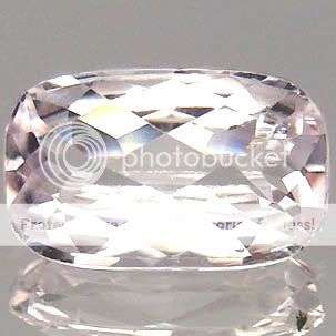 5.29ct Checkerboard Cut Natural Unheated Pink KUNZITE Gemstone from Afghanistan