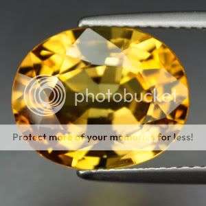 4.50ct - FLAWLESS YELLOW GOLD SAPPHIRE OVAL LOOSE GEM