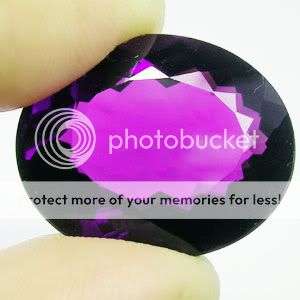 13.85ct. NICE DEEP PURPLE AMETHYST OVAL LOOSE GEM