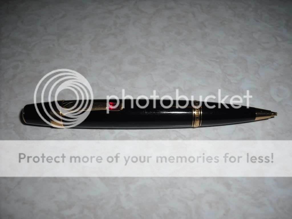 Mont Blanc Boheme Rouge Pencil with Red Gemstone