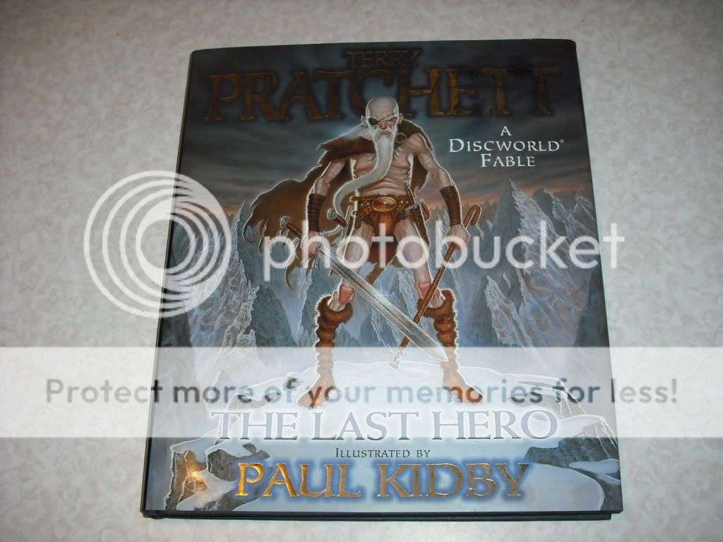 The Last Hero by Terry Pratchett (Hardcover Illustrated)