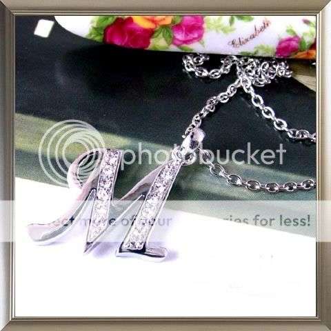 Rhinestone Initial Pendant! So pretty!