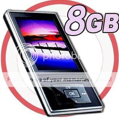8GB 1.8" TFT MP3 MP4 Player Media Video FM Radio