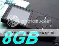 8GB USB 2.0 Flash Drive MP4 MP3 Player